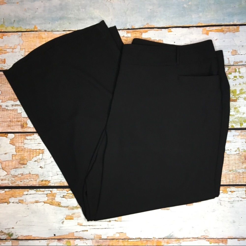 Lane Bryant Plus Size Black Trousers